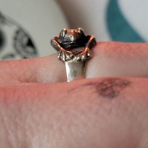 Frog Ring 925 sterling silver
